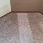 Before and After Picture of Carpet Cleaning